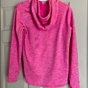 Pink under armor sweatshirt